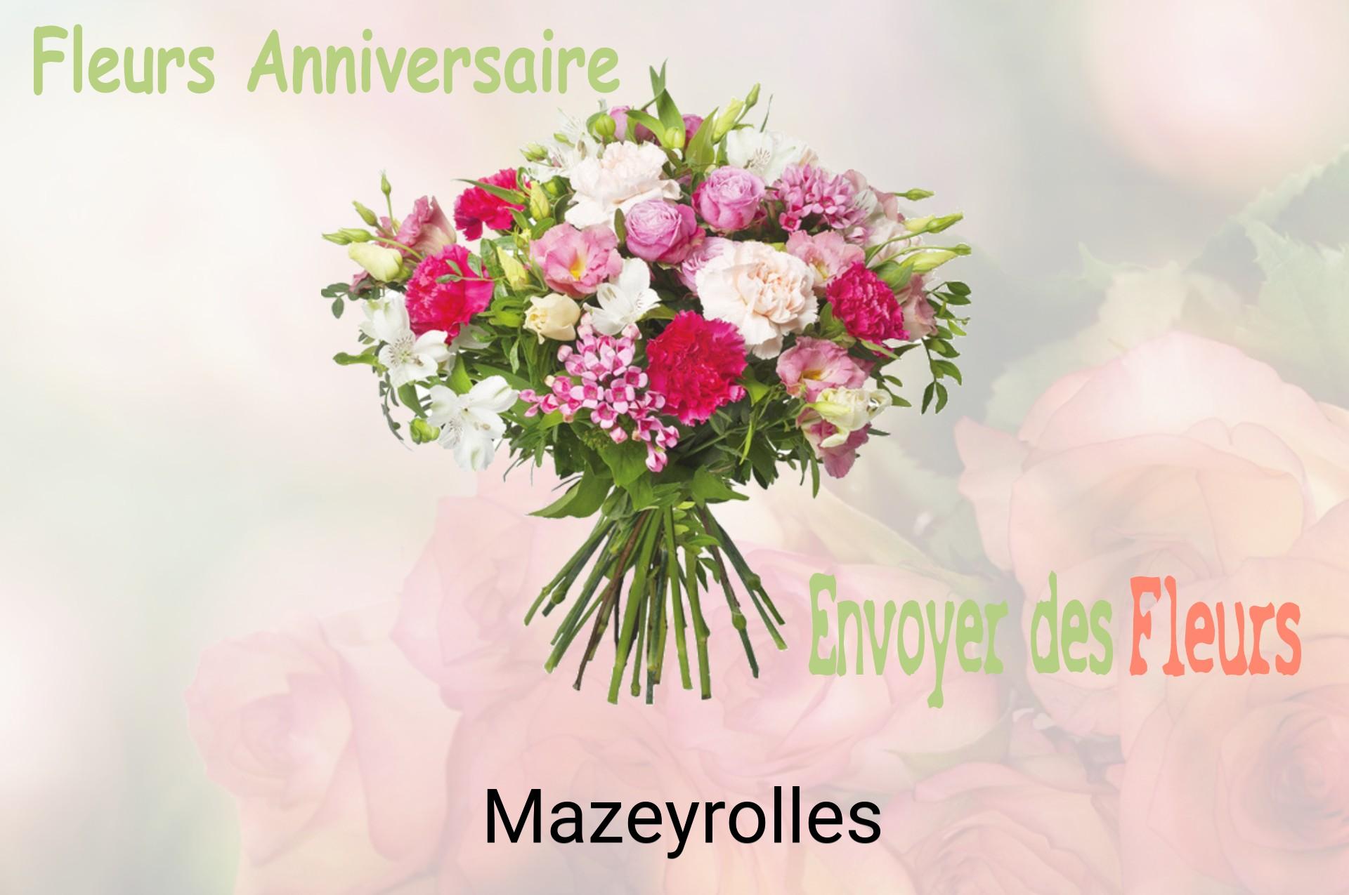 Bouquet de fleurs d’anniversaire livré à Mazeyrolles